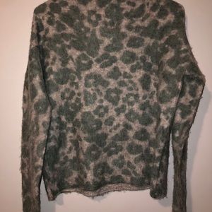 Anthropologie Cheetah Sweater